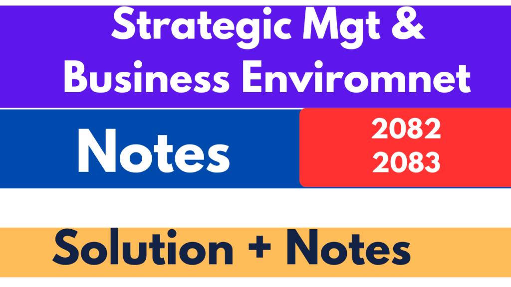 BBS 3rd Year Business Environment Note